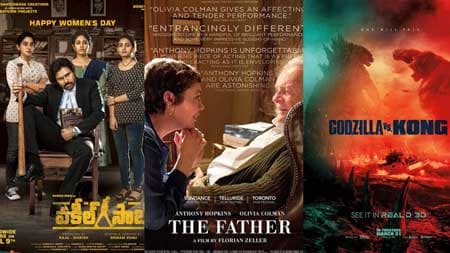 The Father / Vakeel Saab / Godzilla vs. Kong - Capsule Reviews