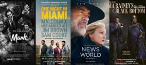 Mank / Ma Rainey's / News of The World / One Night in Miami - Capsule Reviews