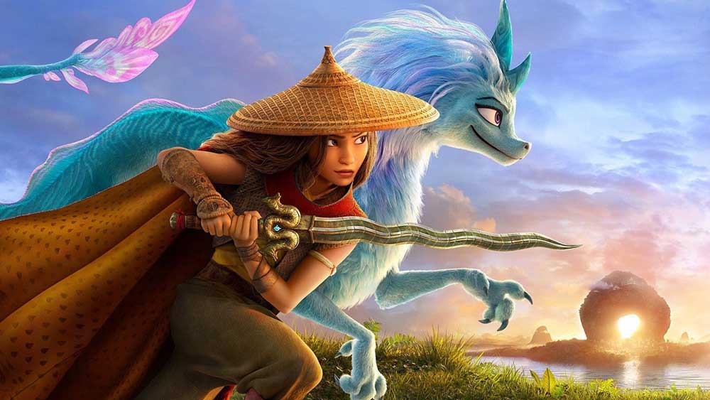 "Raya and the Last Dragon (2021)" dazzling visuals : Movie review